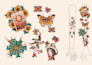 create old school or traditional tattoo style design